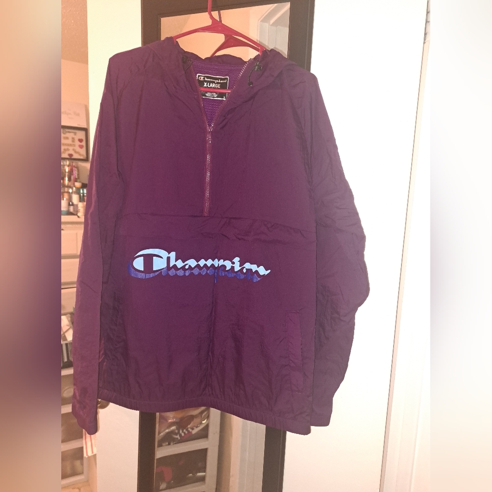 Womens Champion Rain Pullover